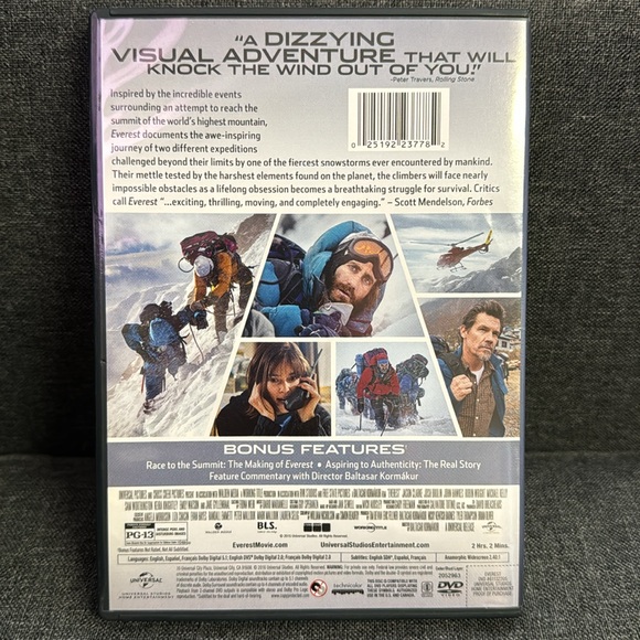 Everest DVD 2016 WS Jason Clarke, Robin Wright Jake Gyllenhaal Keira Knightley - Picture 3 of 8
